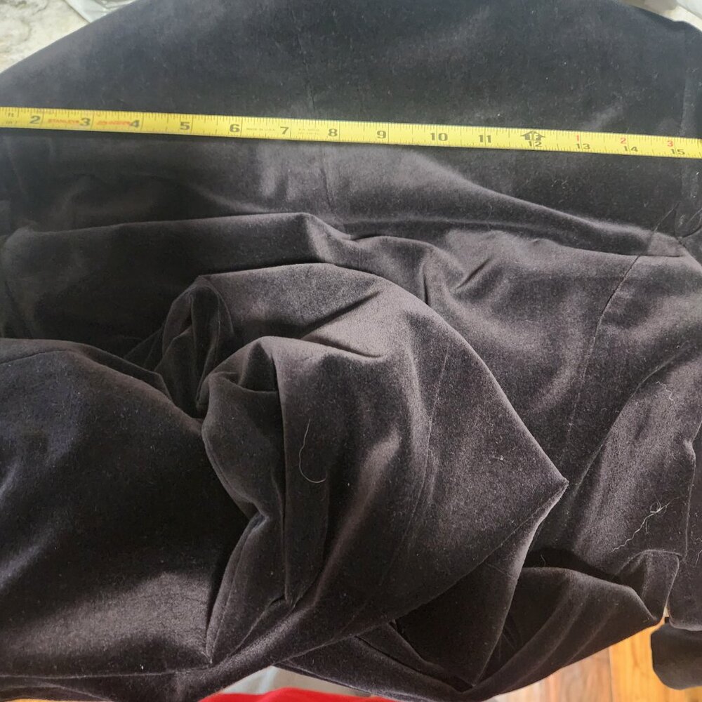 Sitewide sale  Black Velvet long jacket size 8 - Picture 7 of 11